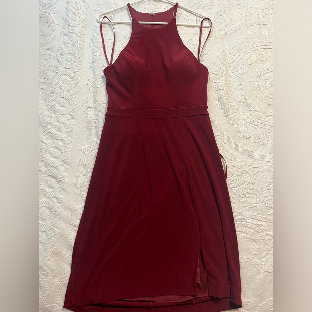 Red Wine Cocktail Dress